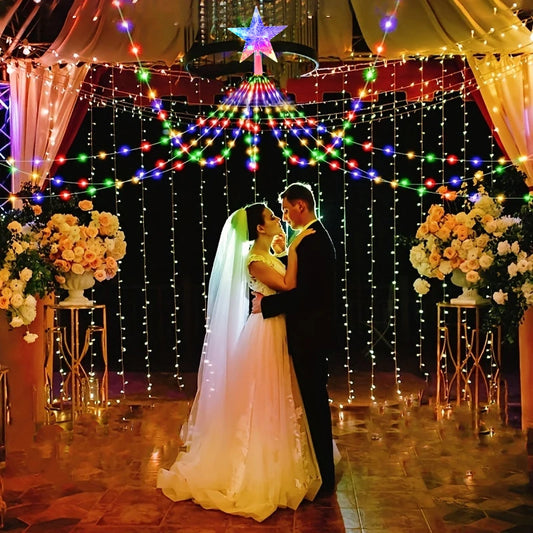 LED Outdoor Christmas Tree Decorations Lights USB 2/3M Waterproof Fairy String Lights 8 Modes Indoor Yard Wedding Party Lighting