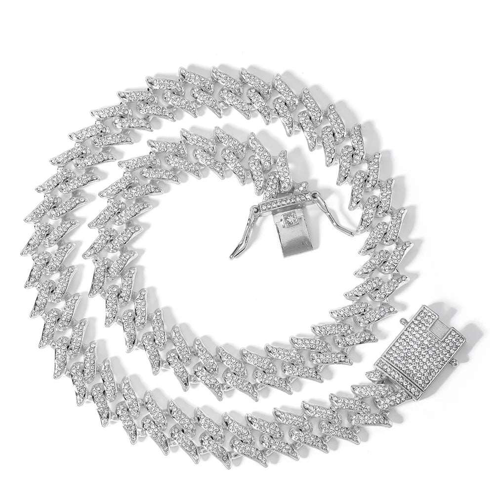 Set Urbano Street Royal – Reloj + Cadena + Pulsera Cuban Link (3 piezas)