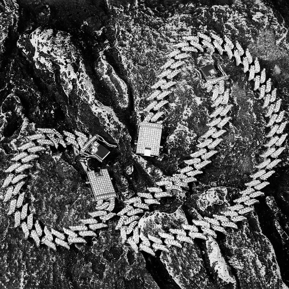 Set Urbano Street Royal – Reloj + Cadena + Pulsera Cuban Link (3 piezas)